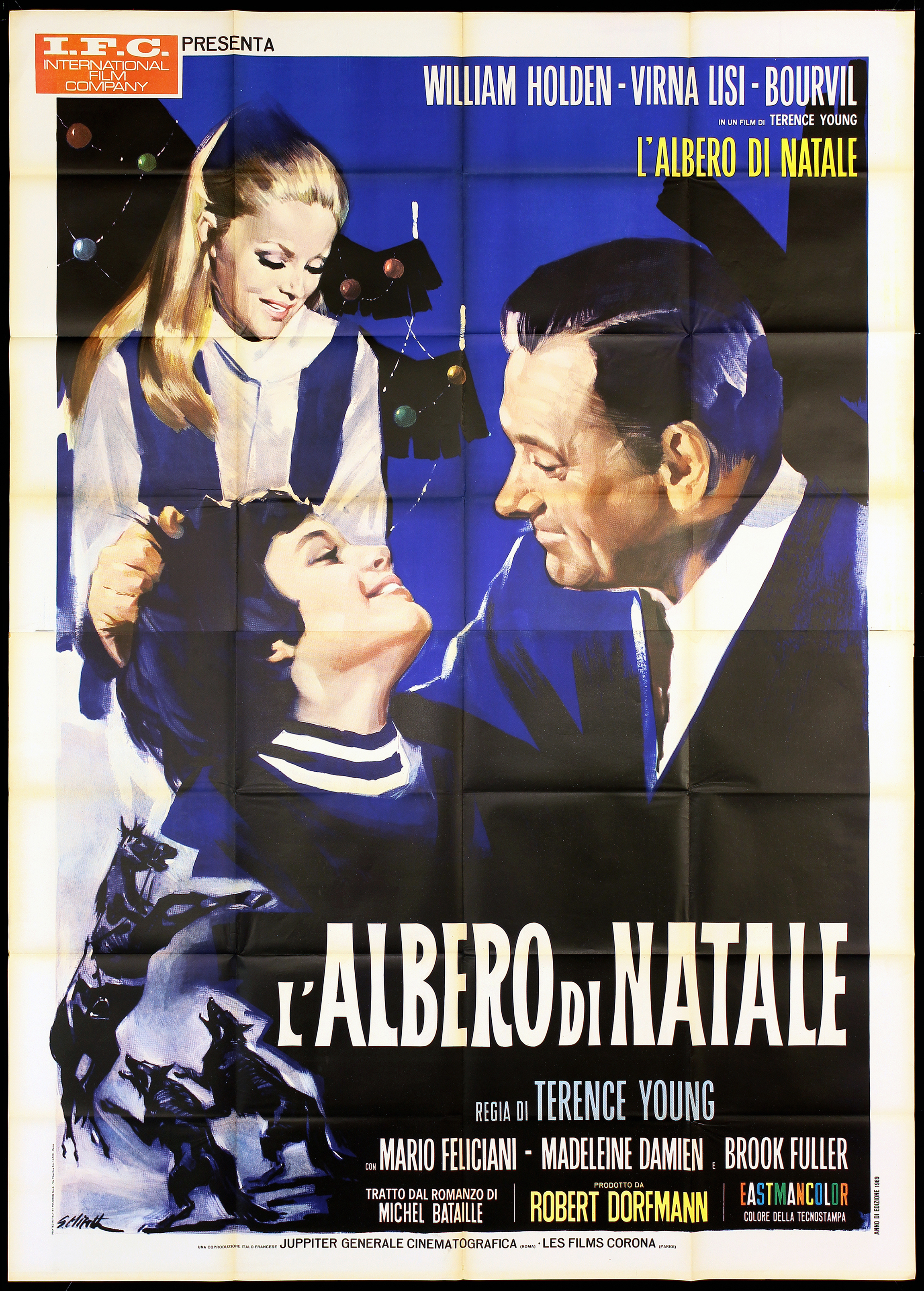 L Albero Di Natale Film.L Albero Di Natale Manifesto Cinema Terence Young William Holden Movie Poster 4f Ebay